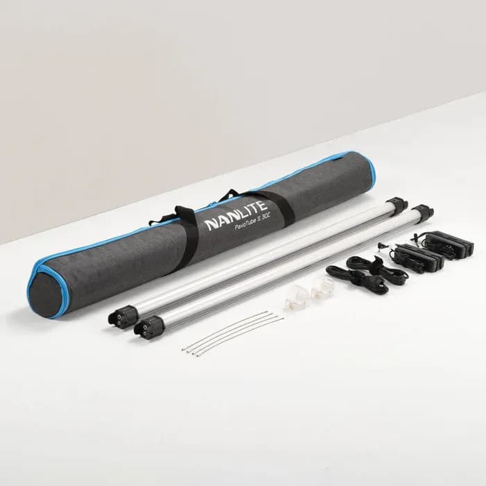 Nanlite PavoTube II 30C RGB LED Tube Light (4 feet 2-Light Kit)